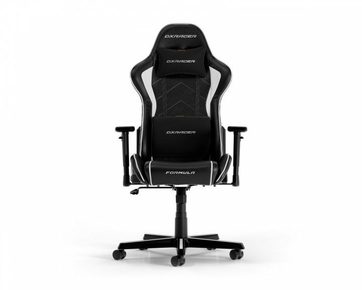 DXRacer FORMULA L Svart & Vit PVC Läder