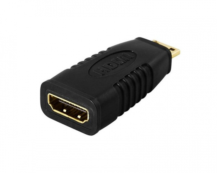 Deltaco HDMI Adapter - Mini HDMI hane till HDMI hona