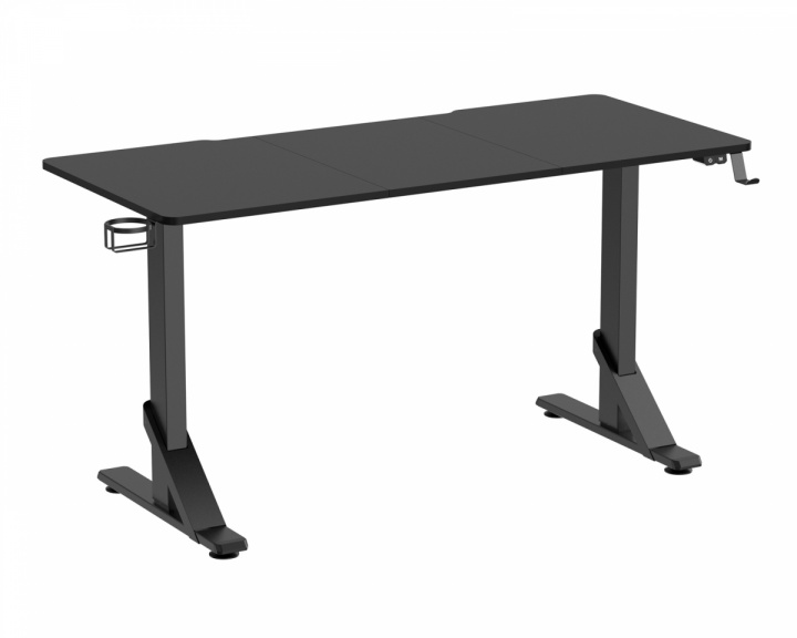 MaxMount Heavy Duty RGB Gaming Skrivbord 136 x 60 cm - Svart (DEMO)