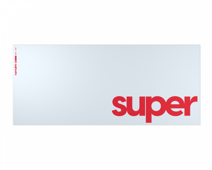 Superglide Glas Musmatta - Supersize - XXL - Vit (DEMO)