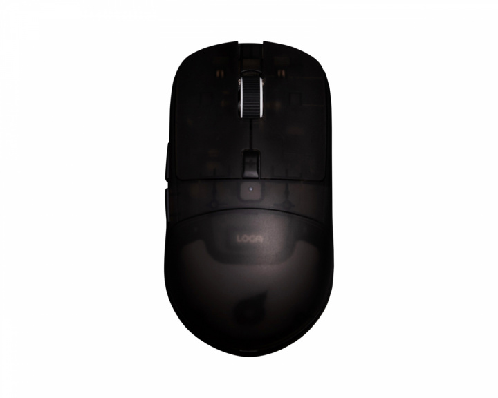 Loga Shinryu Pro Wireless Gamingmus - Hotswappable Switch - Svart/Transparent (DEMO)