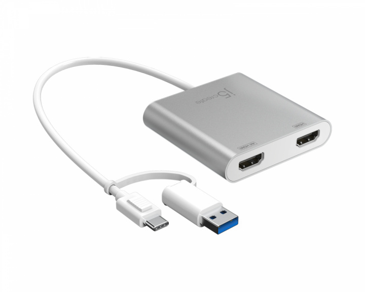 j5create USB-C till Dual HDMI Multi-Monitor Adapter (DEMO)