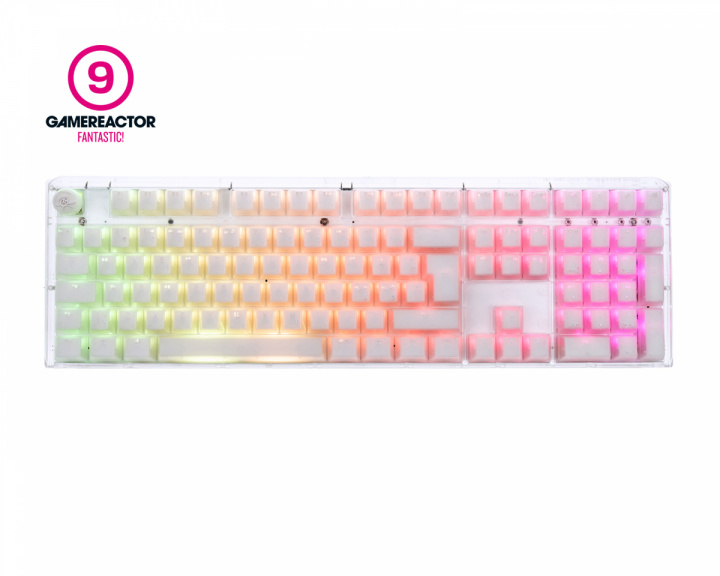 Ducky ONE 3 Aura White RGB Hotswap Tangentbord [MX Silent Red] (DEMO)