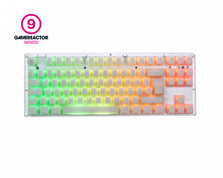 Ducky ONE 3 TKL Aura White RGB Hotswap Tangentbord [MX Red] (DEMO)