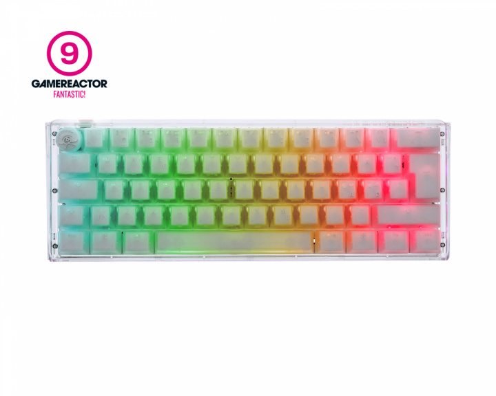 Ducky ONE 3 Mini Aura White RGB Hotswap Tangentbord [MX Brown] (DEMO)