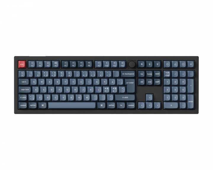 Keychron V6 Max QMK RGB Hotswap Trådlöst Tangentbord [Gateron Jupiter Red] - ISO (DEMO)
