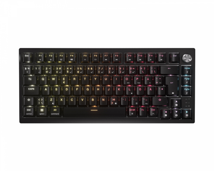 Corsair K65 Plus 75% Trådlöst Mekaniskt Gaming Tangentbord [MLX Fusion] - Svart (DEMO)