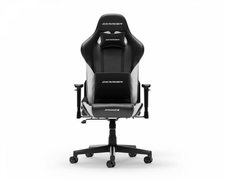 DXRacer PRINCE Gamingstol Svart & Vit PVC Läder L (DEMO)