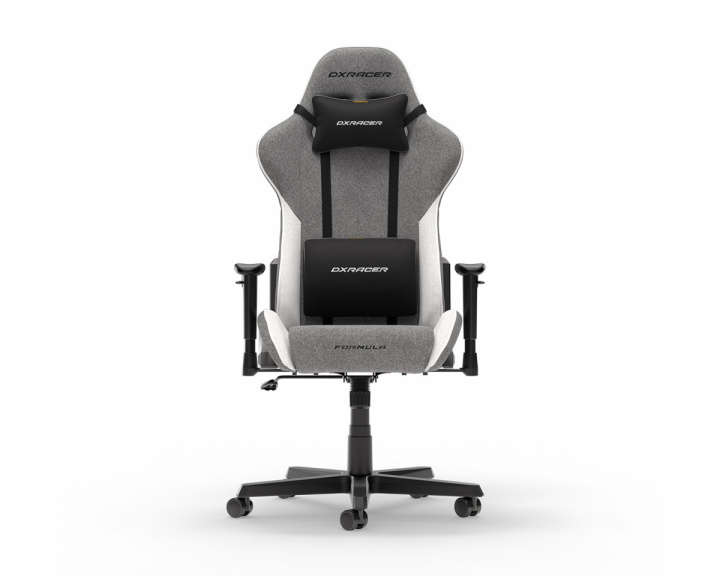 DXRacer FORMULA L Grå & Vit Tyg (DEMO)