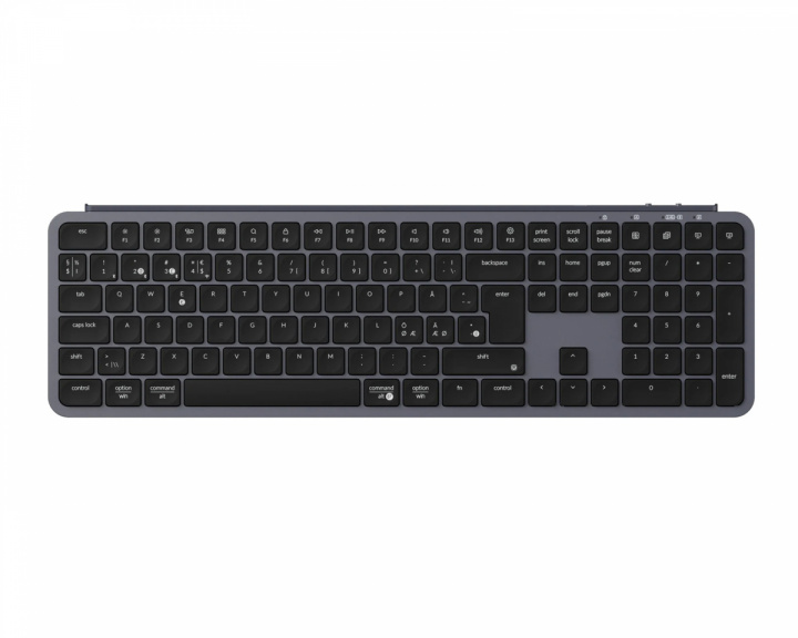 Keychron B6 Pro Ultra-Slim Trådlöst Tangentbord - Space Gray - ISO (DEMO)