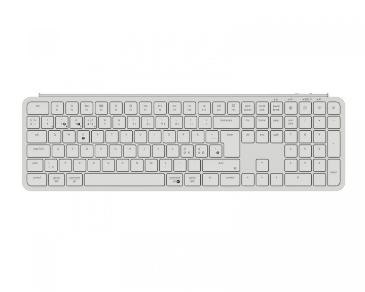 Keychron B6 Pro Ultra-Slim Trådlöst Tangentbord - Ivory White - ISO (DEMO)