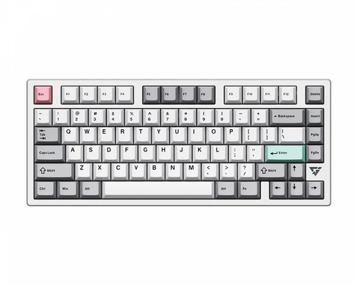ATK V75K Aluminum Trådlöst Tangentbord ANSI [Anya Linear] - Silver (DEMO)