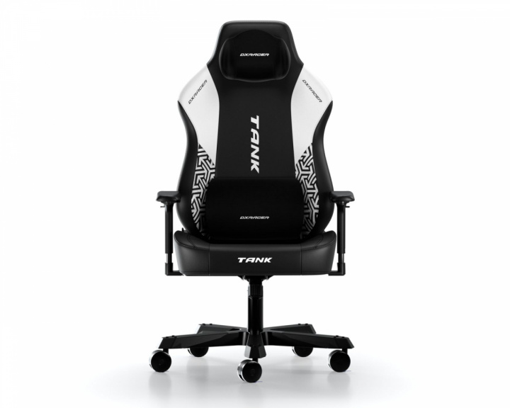DXRacer TANK Gamingstol Svart & Vit Rustning EPU Läder XXL (DEMO)