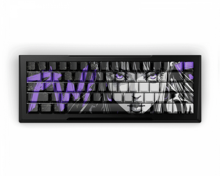 Pwnage Zenblade 65 V2 - Hall Effect Gaming Tangentbord Nyomi Purple Edition ANSI - Svart (DEMO)