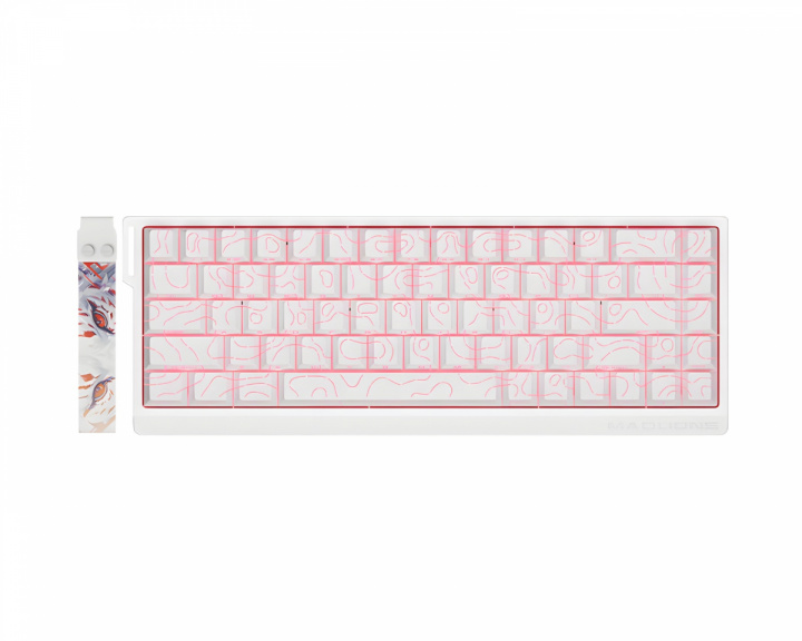 FGG MAD68 Flagship HE V2 ANSI Tangentbord [TTC Magneto] - Vit (DEMO)