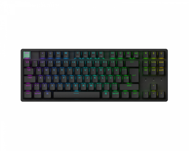 Keychron K8 HE Trådlöst QMK Tangentbord [Gateron 2.0 Purple Magnetic Switch] - Svart (DEMO)