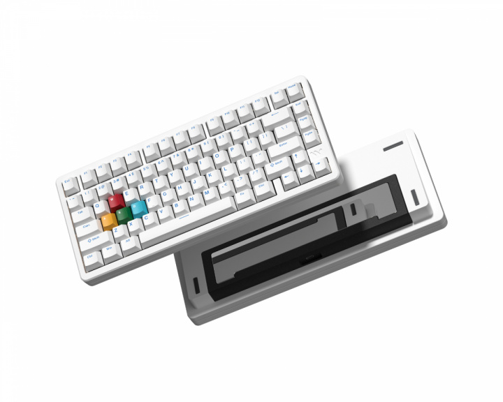 Womier Keyboard SK75 TMR/HE Trådlöst Tangentbord - Vit (DEMO)