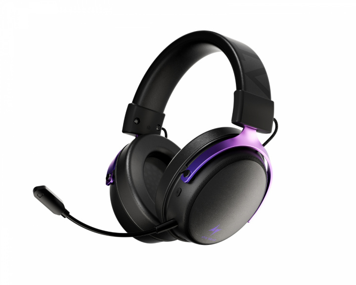 ATK N9 Ultra Trådlöst Gaming Headset - Svart/Lila (DEMO)