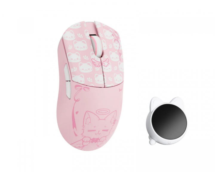 WLMouse Huan Stainless Magnesium Alloy Trådlös Gamingmus - Pinkko (DEMO)