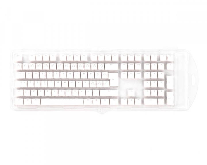 Ducky White Shine-through PBT Double-shot Keycap Set (DEMO)