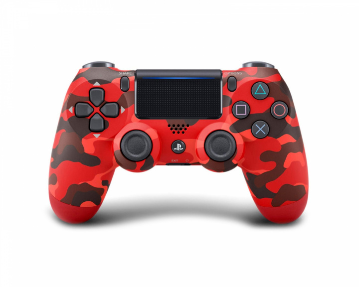 Sony Dualshock 4 Trådlös PS4 Kontroll v2 - Red Camouflage (Refurbished)