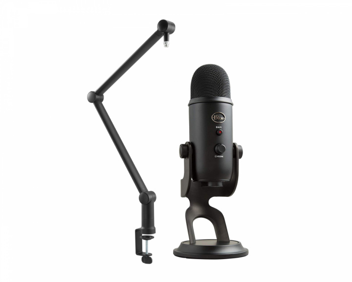 Blue Microphones Yeti USB Mikrofon + Mikrofonarm - Black Out
