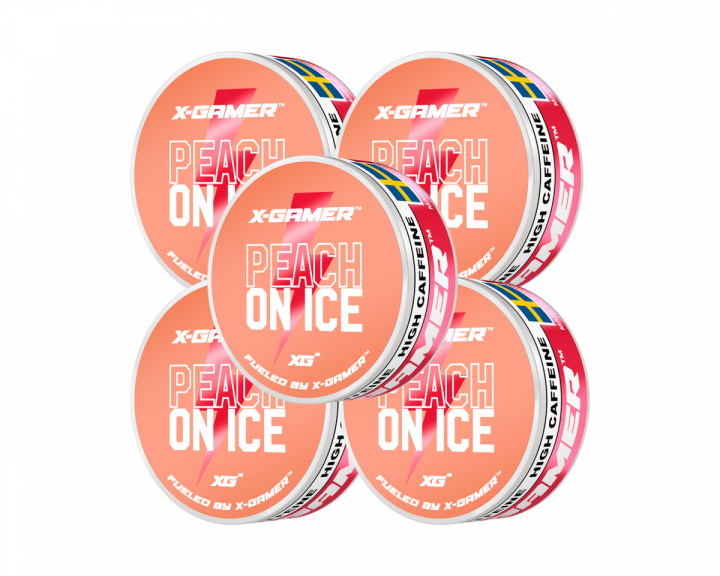 X-Gamer Pouch Energy - Peach On Ice (5-Pack)