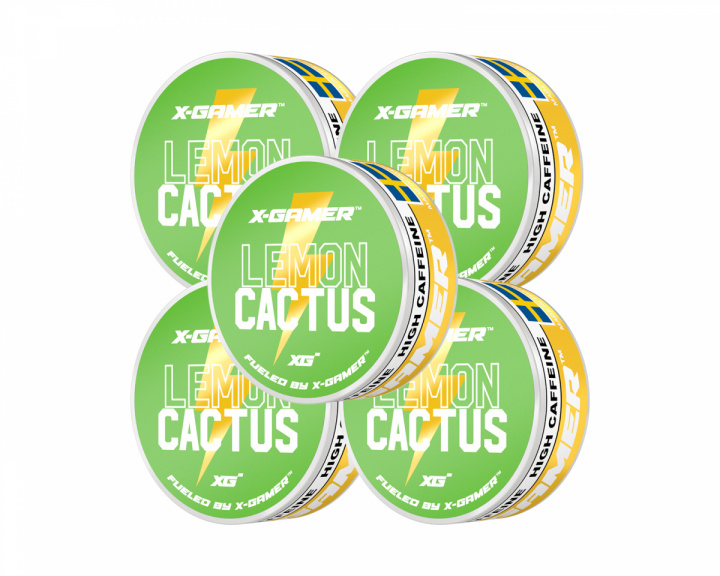 X-Gamer Pouch Energy - Lemon & Cactus (5-Pack)
