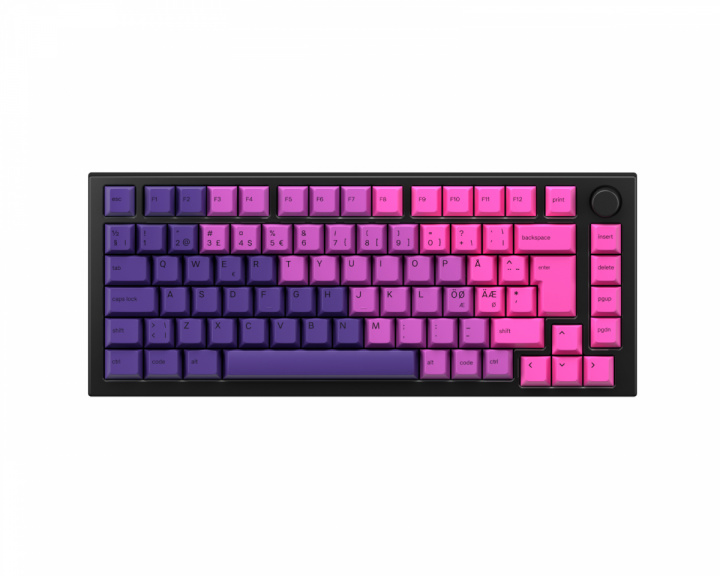 Glorious GMMK Pro 75% ISO – Black Slate x Nebula Bundle [Mako MX]