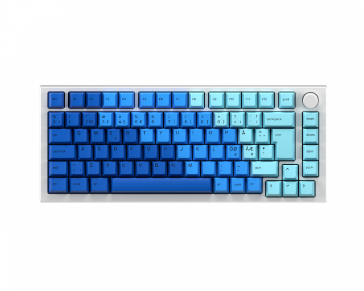 Glorious GMMK Pro 75% ISO – White Ice x Caribbean Ocean Bundle [Mako MX]