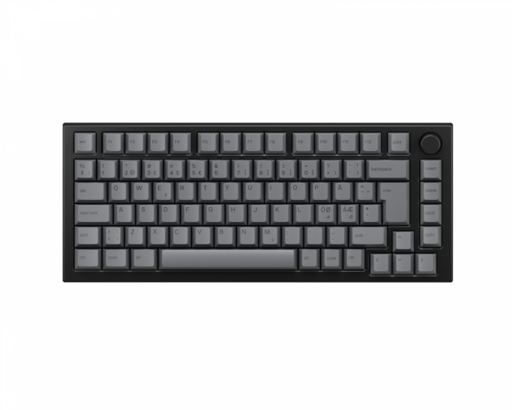Glorious GMMK Pro 75% ISO – Black Slate x Black Ash Bundle [Fox MX]