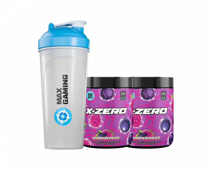 X-Gamer X-Zero Hyperberries  - 2 x 100 Serveringar + Shaker