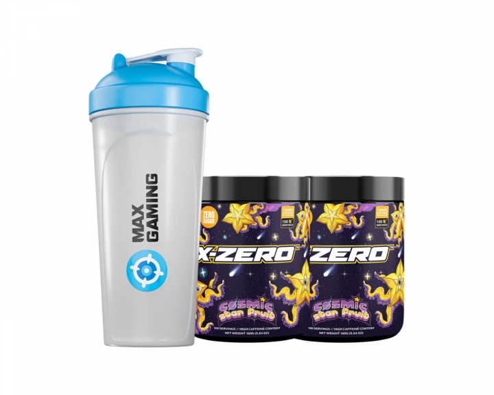 X-Gamer X-Zero Cosmic Star Fruit - 2 x 100 Serveringar + Shaker