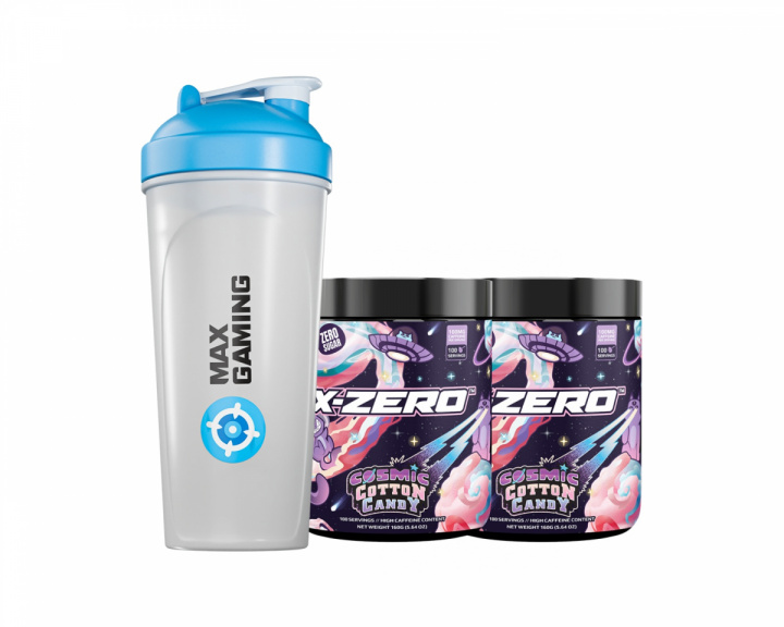 X-Gamer X-Zero Cosmic Cotton Candy - 2 x 100 Serveringar + Shaker