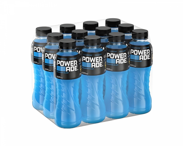 Powerade Mountain Blast 12 x 50cl (inkl. pant)