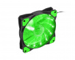 Hydrion 120 LED PC Fläkt Grön