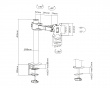 Bordsfäste för Datorskärm - 1 Skärm