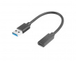 USB-C 3.1 (Hona) till USB-A (Hane) 15cm Adapter