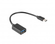 USB-C (Hane) till USB-A (Hona) 2.0 15cm Adapter OTG