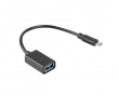 Micro USB (Hane) till USB-A (Hona) 2.0 15cm Adapter OTG