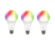 3-Pack RGB LED-lampa E27 WiFI 9W