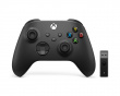 Xbox Series Trådlös Xbox Kontroll Carbon Black + Adapter till Windows
