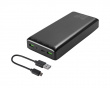 30000 mAh Powerbank med Snabbladdning - Svart