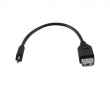 Micro-USB Hane till USB-A Hona 0.15M