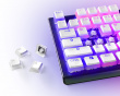 Prism PBT Double-shot Pudding Keycap Set Nordisk - Vit