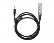 XLR Kabel till 3.5 mm 1.5 Meter, 3-pin XLR, Cisco pinout - Svart