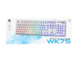 WK75 RGB Tangentbord - Vit