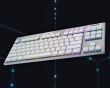 G915 Trådlöst RGB Gamingtangentbord TKL [GL Tactile] - Vit