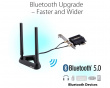 PCE-AX58BT Wi-Fi 6 AX3000 Dual-Band PCIe Wi-Fi Adapter - Nätverkskort