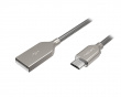 PRATI Laddningskabel Micro USB till USB-A 2.0 - Silver 1m